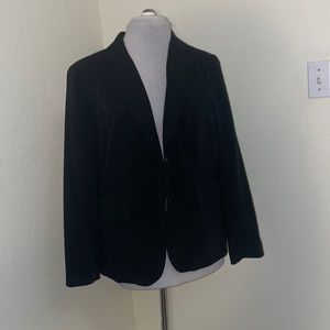 Women's Black Worthington Dress Double Button Blazer NWT